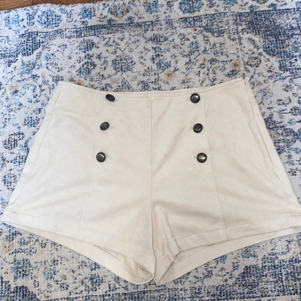 Guess tan suede shorts